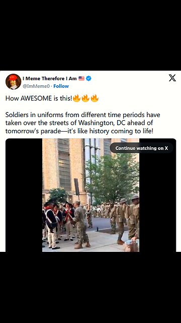 How AWESOME is this!🔥🔥🔥 Soldiers in uniforms from different time periods