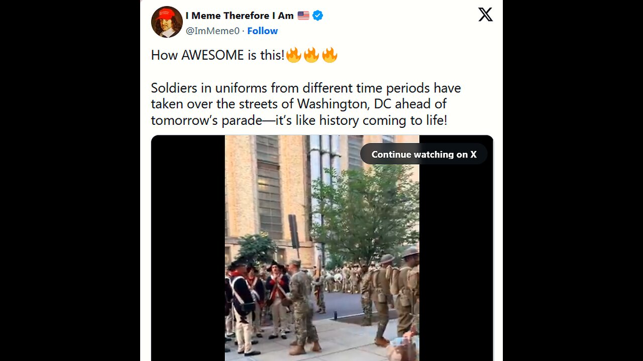 How AWESOME is this!🔥🔥🔥 Soldiers in uniforms from different time periods