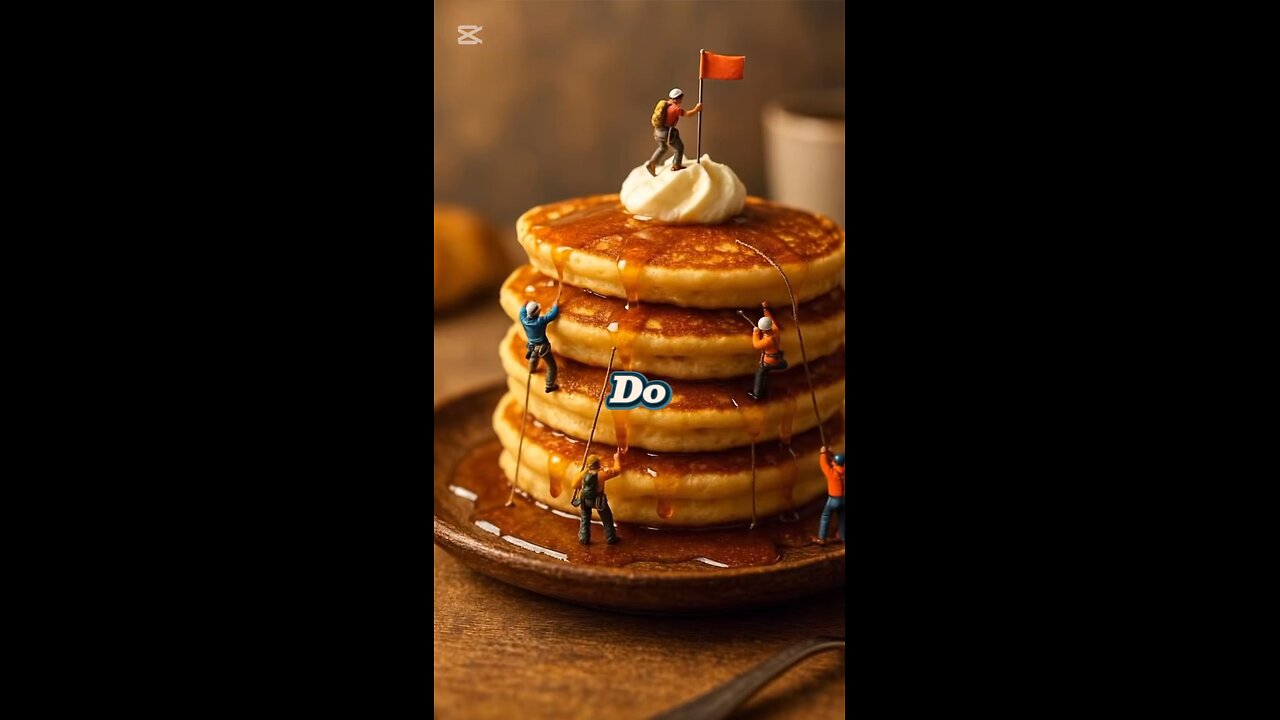 Do you know pancakes are the happiest breakfast ever? Soft, sweet, and for syrup lovers🥞❤️🍯😋