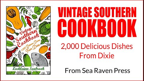 Product Video Vintage Southern Cookbook