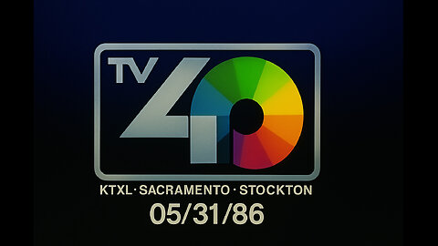 KTXL TV 40 (Commercials/Ads/Trailer/Promos) (5/31/1986) (**Unedited**)