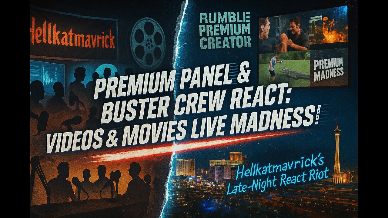 PREMIUM PANELS & BUSTER CREW REACT: VIDEOS & MOVIES LIVE MADNESS!"