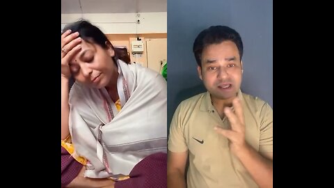 Patni ki Tabiyat thik 😂 #ICantWithMyLife #ChaosButMakeItCute #SendHelpImLaughing