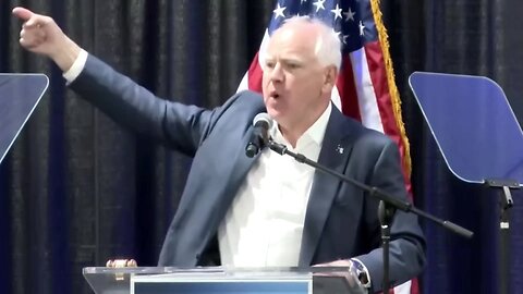 Tim Walz calls on Democrats to "bully the S*** out of Donald Trump"