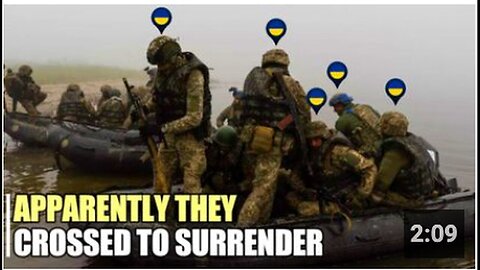 "Ukrainian Soldiers Surrender Ridiculously at Dnieper River Banks in Russia"