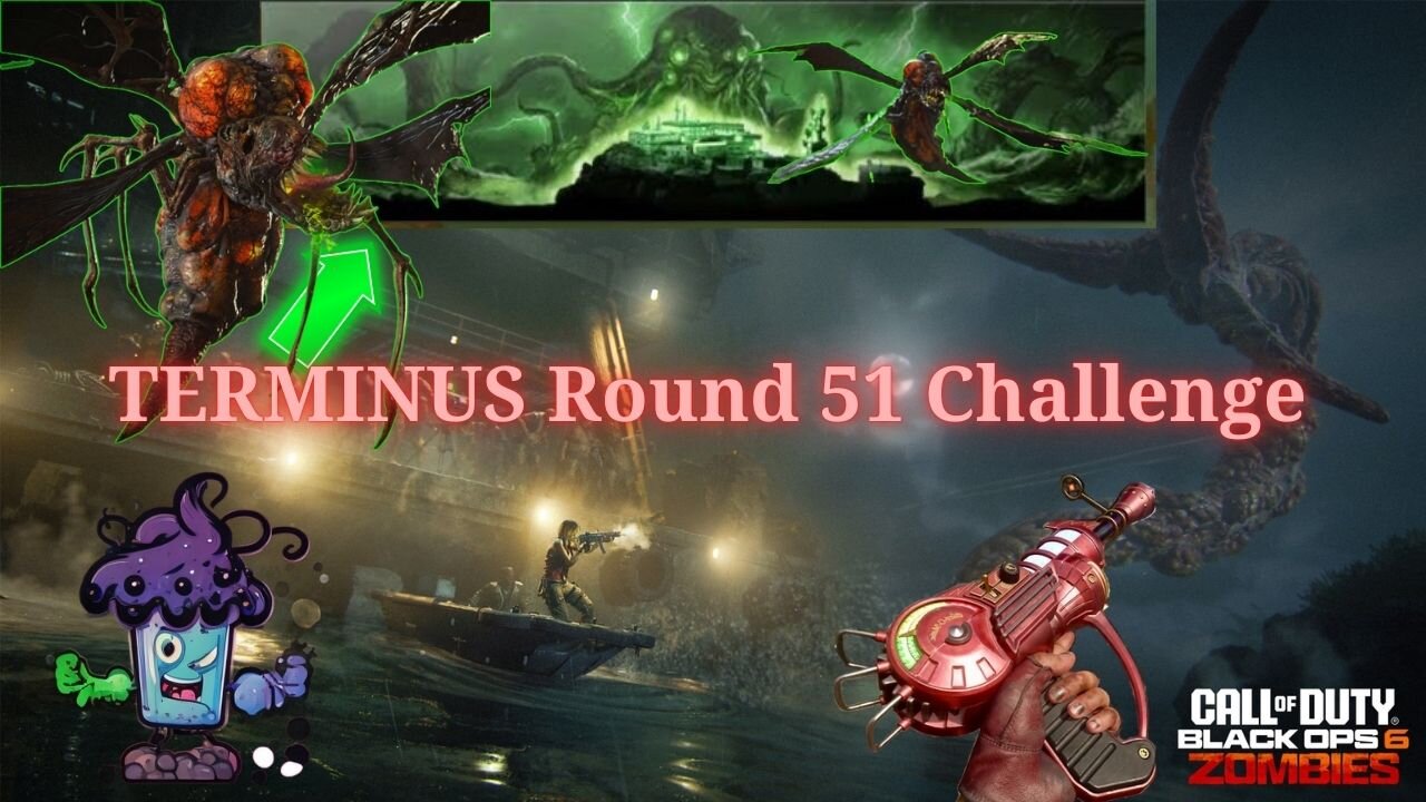 Black Ops 6 Zombies: LIVE Round 51 Terminus Boss Fight Challenge