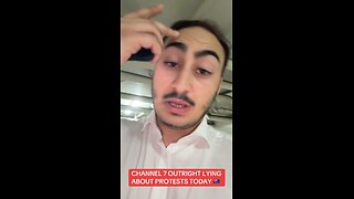 ‼️ CHANNEL 7 OUTRIGHT LYING ABOUT PROTESTS TODAY 🇦🇺#MarchForAustralia