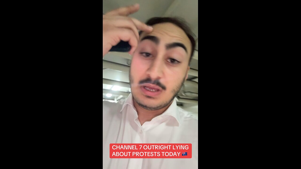 ‼️ CHANNEL 7 OUTRIGHT LYING ABOUT PROTESTS TODAY 🇦🇺#MarchForAustralia