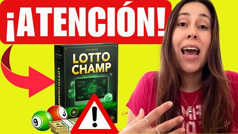 ¡RESEÑA DE LOTTOCHAMP! 🚨 ¿Es UNA ESTAFA o FUNCIONA DE VERDAD? Descubre la VERDAD LottoChamp