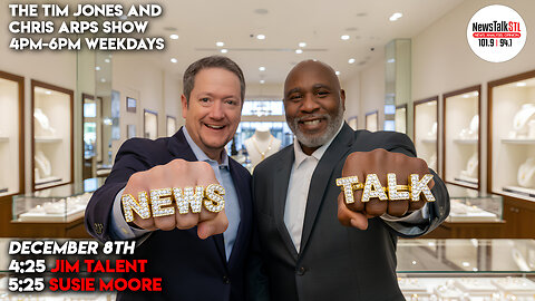 The Tim Jones and Chris Arps Show 12.08.2025 | Jim Talent | Susie Moore