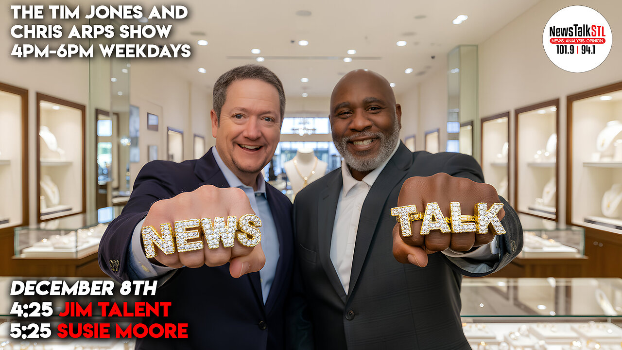 The Tim Jones and Chris Arps Show 12.08.2025 | Jim Talent | Susie Moore