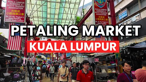 LOST in Petaling Street Market Chinatown Kuala Lumpur, Malaysia!😳🇲🇾