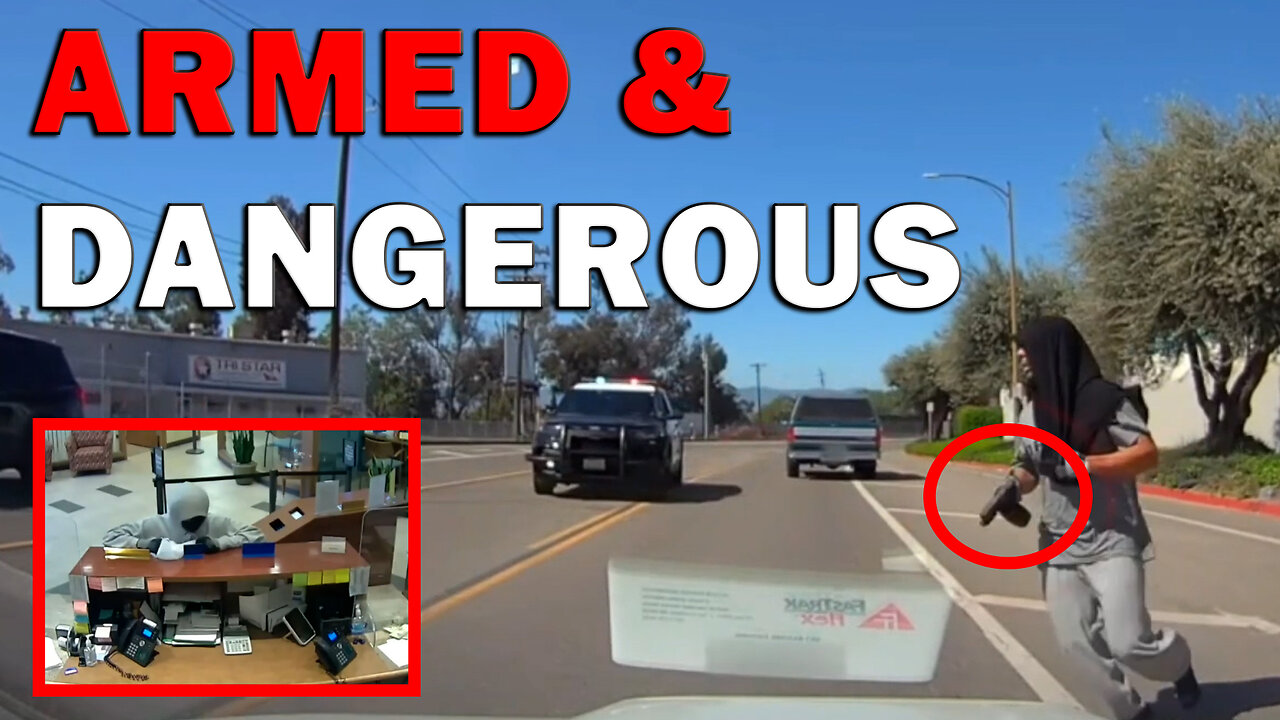 Armed Bank Robber Carjacks Multiple Cars Before Being Shot By Officers - LEO Round Table S10E128