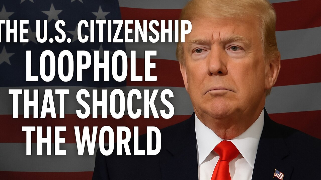 The U.S. Citizenship Loophole That Shocks the World