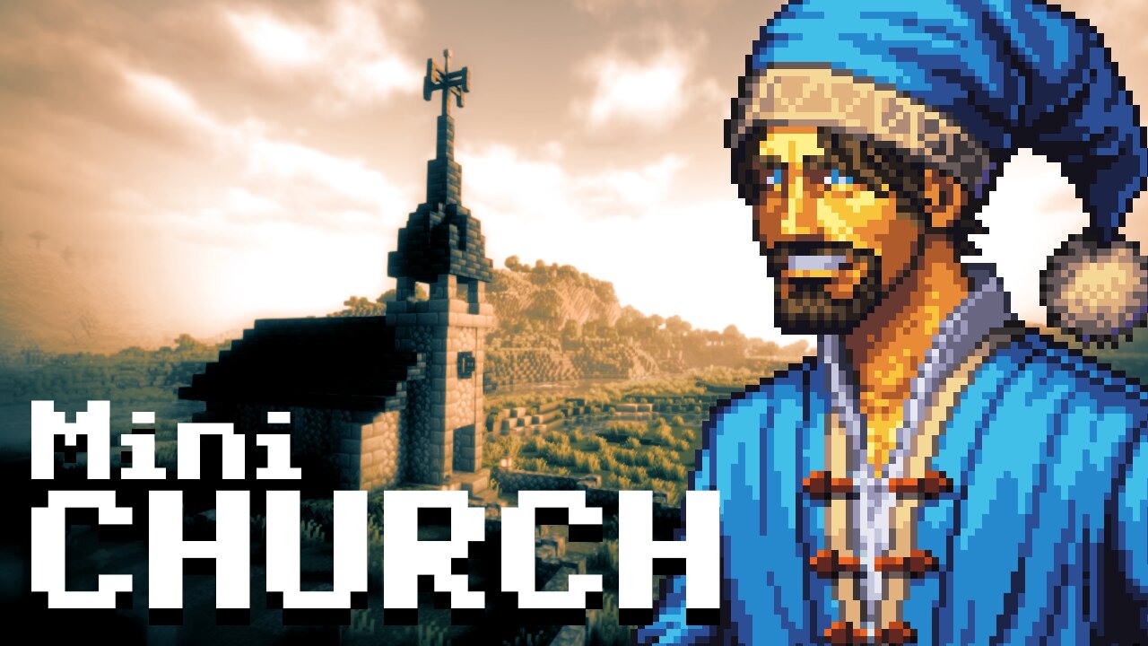 Mini Medieval Minecraft Builds 7 | Church (And avatar reveal)