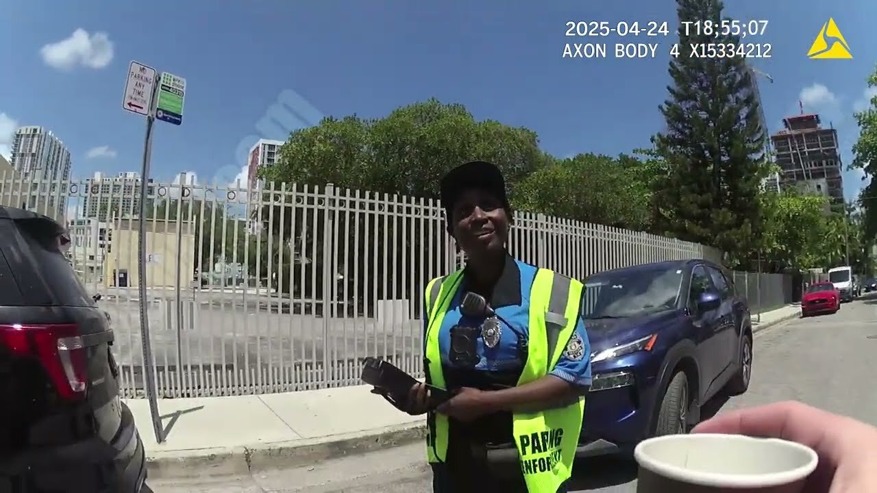 Cop Gets Parking Ticket and Loses His Mind
