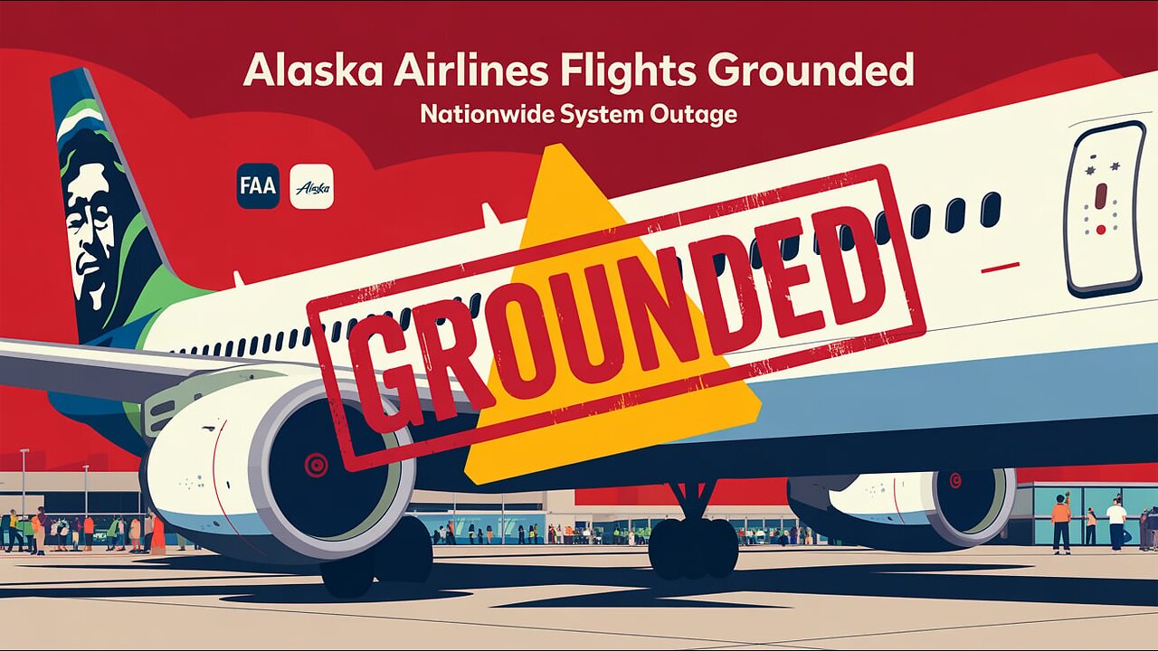 Alaska Airlines Grounds All Mainline Flights Nationwide | Major Travel Disruptions