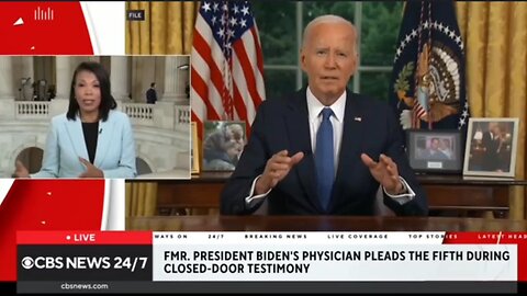 FMR. PRESIDENT BIDEN'S PHYSICIAN PLEADS THE FIFTH DURING CLOSED-DOOR TESTIMONY