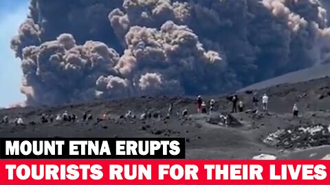 Mount Etna Eruption 2025: Shocking Footage as Tourists Flee Massive Volcanic Blast | newsdrift