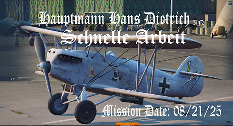 Hauptmann Hans Dietrich in Schnelle Arbeit
