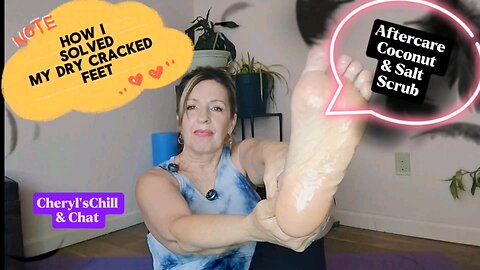 How to use Coconut oil & salt for a foot scrub