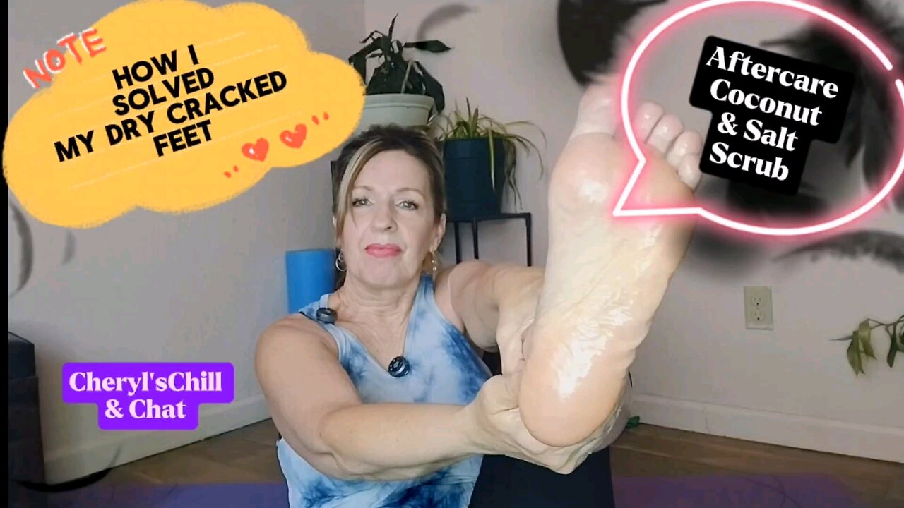 How to use Coconut oil & salt for a foot scrub