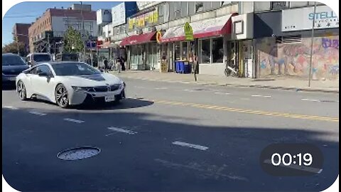 That’s a Nice BMW i8 Coupe Car in Grand Ave