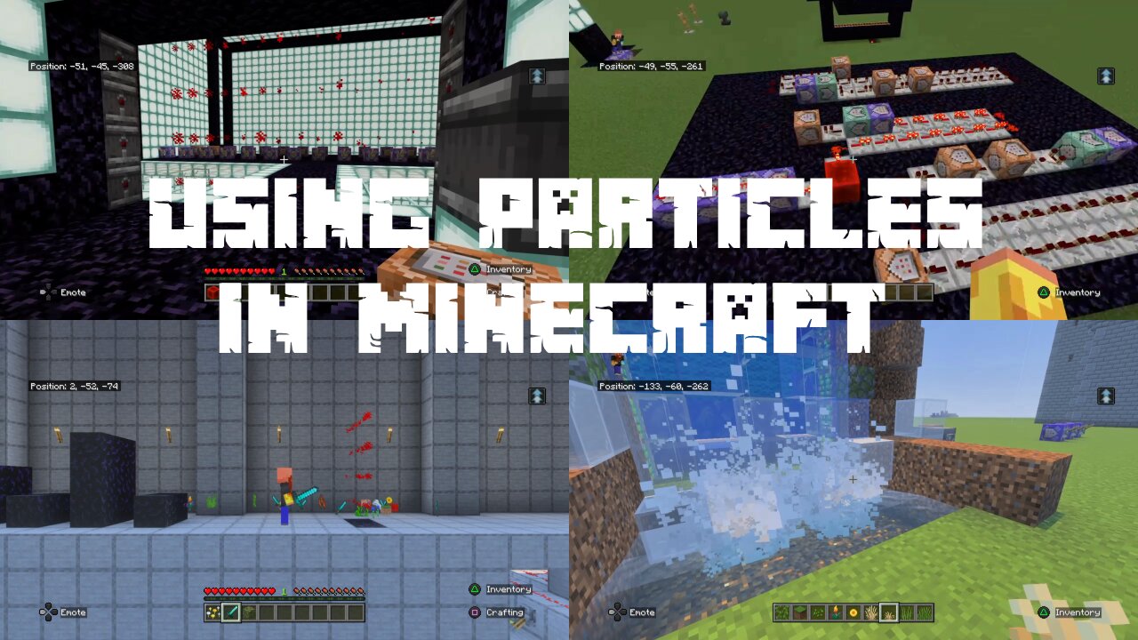 Using Particles in Minecraft Builds - Tutorial [Updated for 2025] - Bedrock Edition 1.21.92