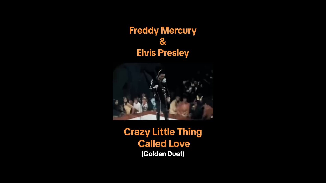 Elvis and Freddy Crazy little thing called love.