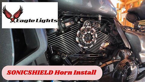Eagle Lights SONICSHIELD Horn Install on Harley Davidson