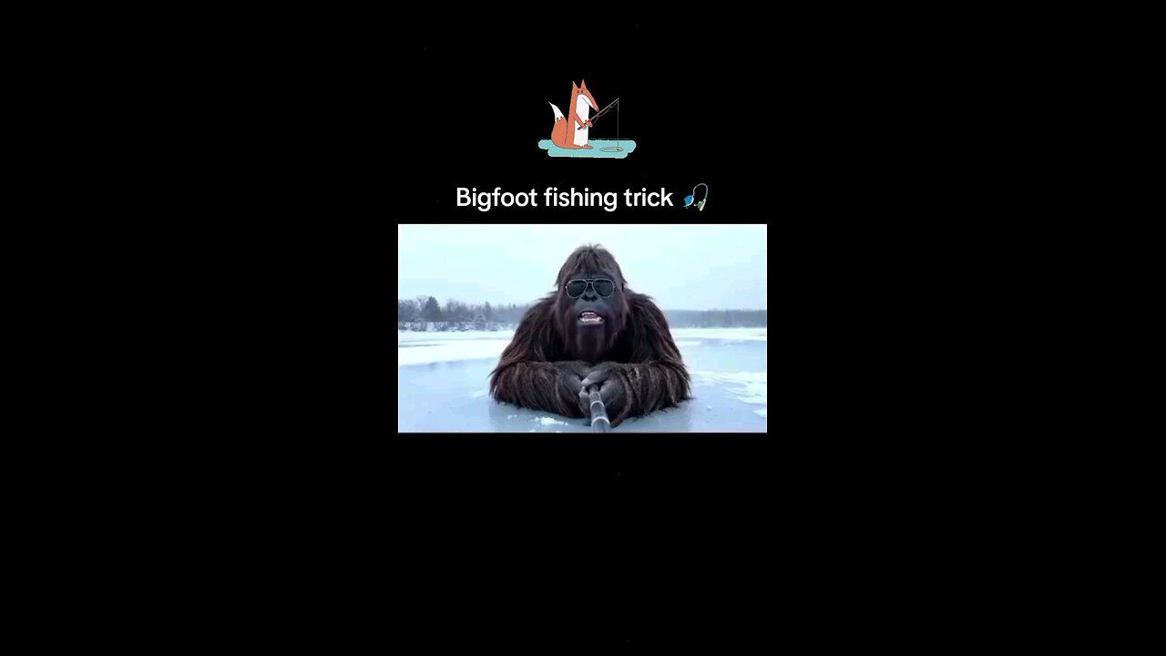Bigfoot fishing trick