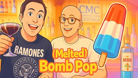 I think we created a (melted) Bomb Pop Cocktail...