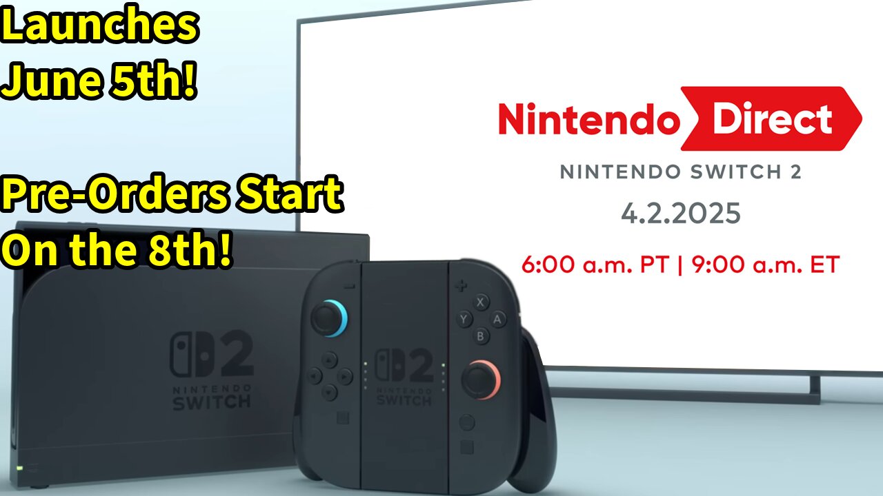 Switch 2 direct full show. Launches June 5th!