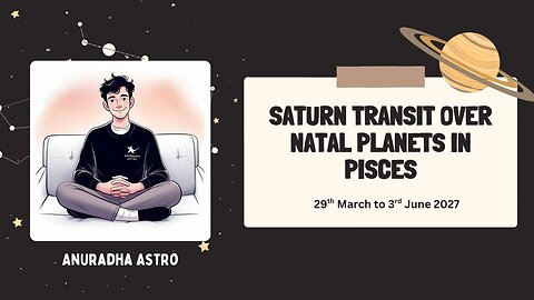 Saturn transit over natal planets in Pisces