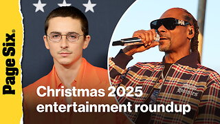 Christmas 2025 entertainment roundup: 'Marty Supreme,' NFL Christmas halftime show, Christmas movie recs