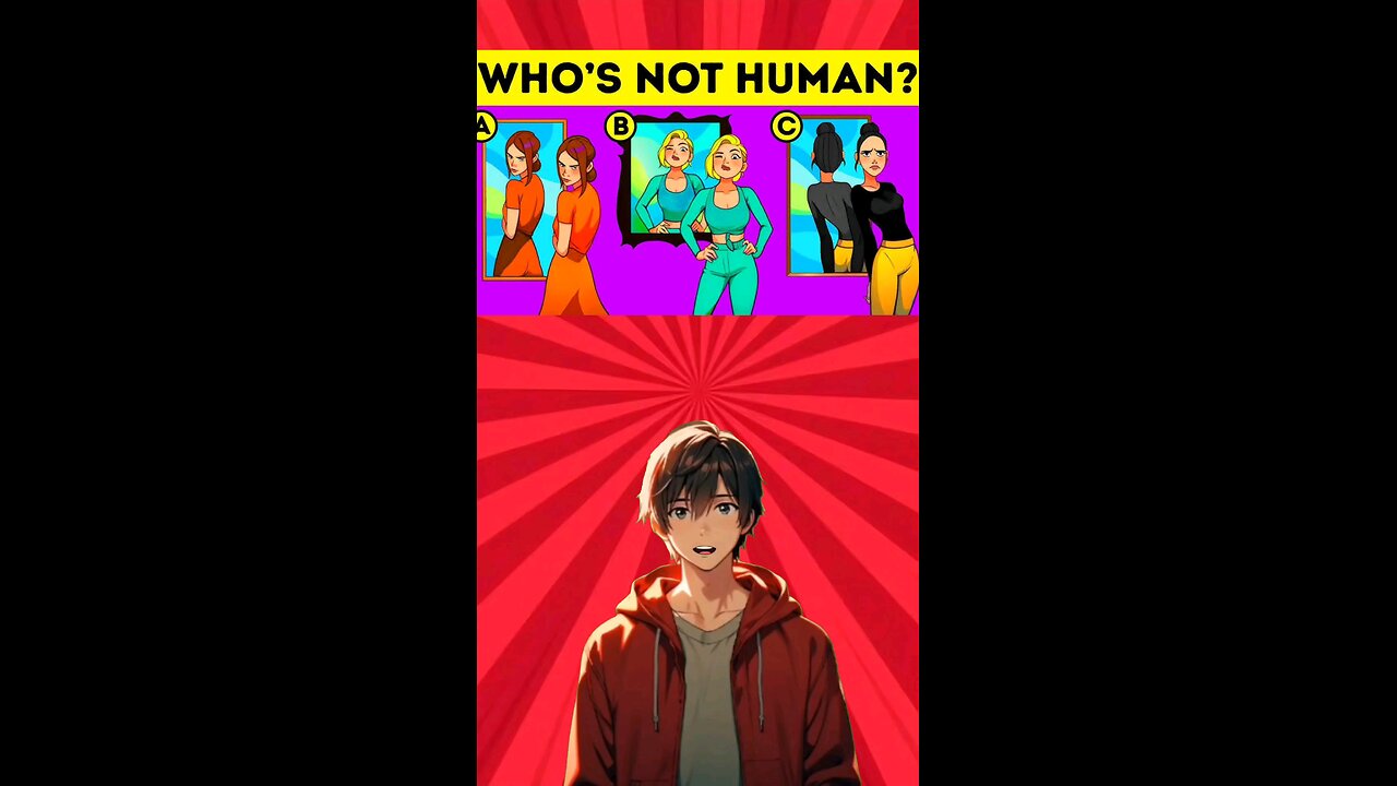 "WHO IS NOT HUMAN ?" #quiz #viral #treand #riddle #quiztime