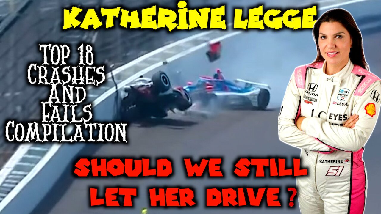 TOP 18 Katherine Legge Crashes & Fails COMPILATION : Should we still let her drive❓(4K)