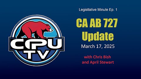 CPUTV Legislative Minute Ep1