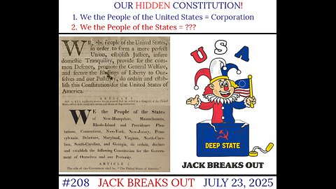 208: Our HIDDEN Constitution LOCALS Immediately After July 23, 2025