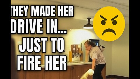She drove in for her shift… only to be FIRED 😡💥 What she did next shocked everyone 😳 #HotelBreakfast