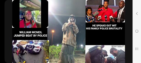 BLACC MAN WILLIAM MCNEIL WAS HARASSED JUMPED AN BEATEN BY 12 POLICE WE FIGHT FO DA TRUTH HEBREWS💪🏾🔵