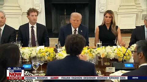 Donald Trump Hosts Top Tech CEO at the White House