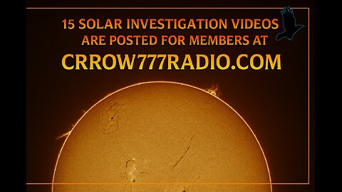 Crrow777 - Lunt 130mm Solar Telescope - Hydrogen Alpha Wavelength