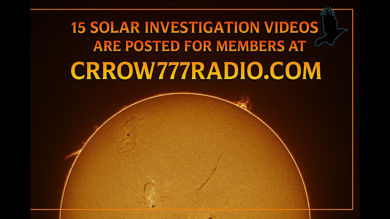 Crrow777 - Lunt 130mm Solar Telescope - Hydrogen Alpha Wavelength
