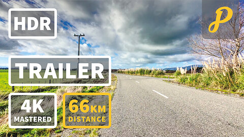 Autumn Gravel Cycling Ride 238 - Lake Wairarapa Loop | 4K TRAILER