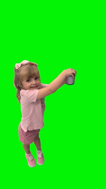 Little Girl Smelling Candle | Green Screen #candles #cute #funny #hate #diabolical #meme #fyp