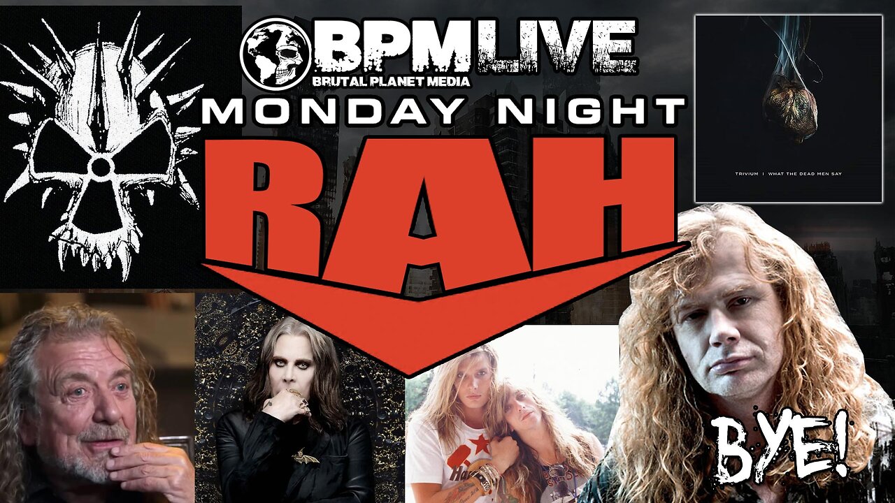 Megadeth's Last Tour, Robert Plant & Ozzy, C.O.C., Trivium, Skid Row Reunion?