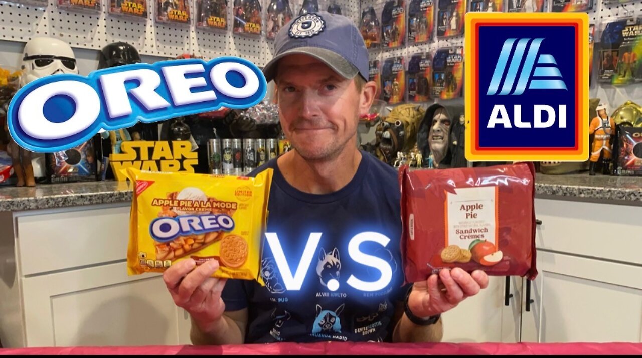 Apple Pie Sandwich Cookies Comparison Oreo vs Aldi