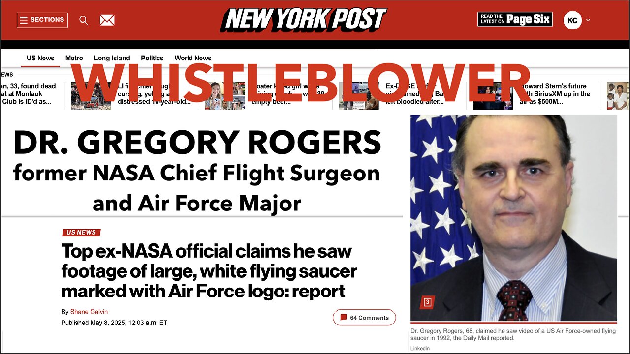 DR. GREGORY ROGERS: NASA CHIEF FLIGHT SURGEON AND AIR FORCE MAJOR