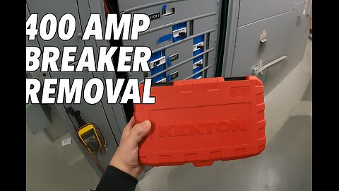 400 AMP Breaker Remoaval....See How It Went!